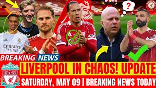 LIVERPOOL IN TOTAL CHAOS! SALAH & VAN DIJK EXIT BOMBSHELLS AS GORDON TALKS EXPLODE!