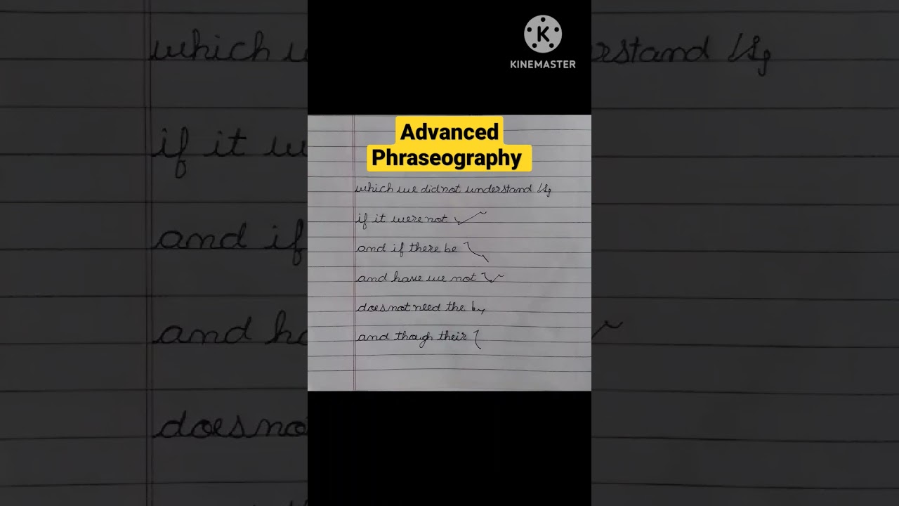 Advanced Phraseography Outlines frequently used in English Shorthand Dictation # Viral # Shorts