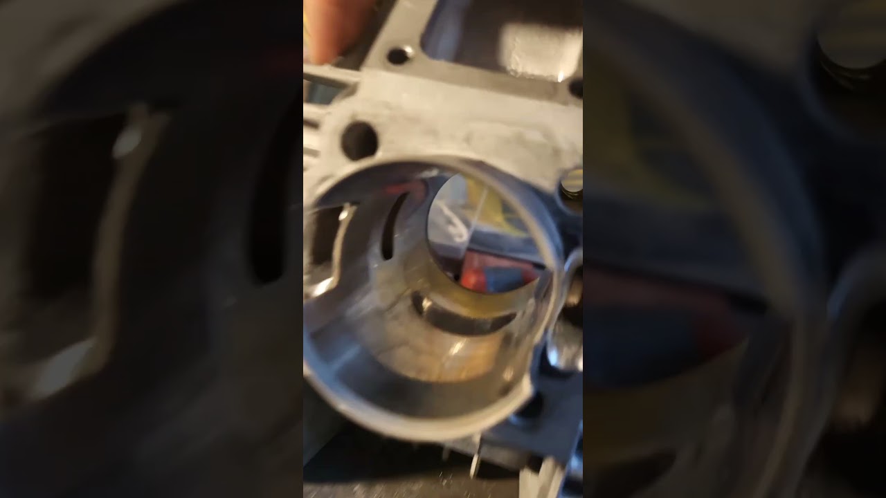 65cc tomos cilinder exhaust port ported! 🚀 