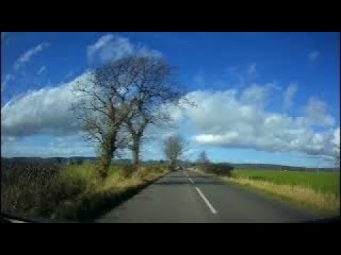 Spring Road Trip Drive With Music On History Visit To Inchture Perthshire Scotland