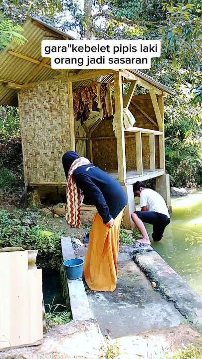 gegara kebelet pipis laki orang kena sasaran#comedy #fypシ゚viral