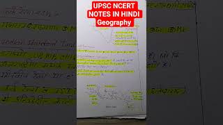 UPSC NCERT NOTES geography in hindi medium #15million