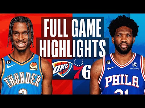 Oklahoma City Thunder vs. Philadelphia 76ers Full Game Highlights | Jan 12 | 2022-2023 NBA Season