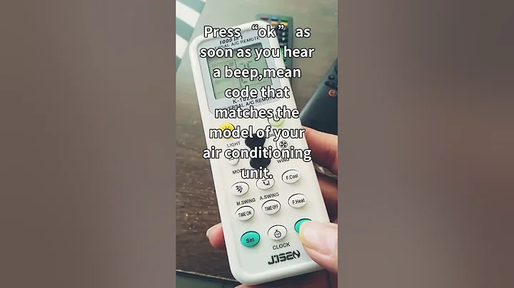 Universal AC Remote Setting