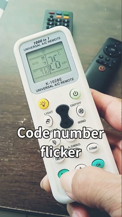 Universal AC Remote Setting