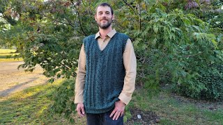 Crochet Sweater Vest Tutorial | See Description box for more information