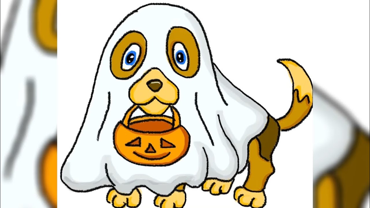 How to draw Halloween YouTube