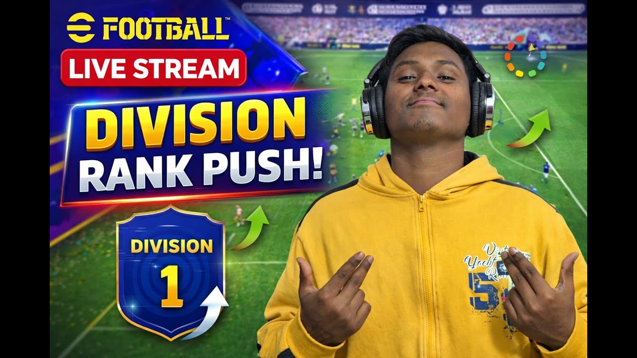 Efootball Live Stream |Can I Reach Divison 1?