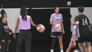 Excitement builds for Valkyries ahead of Game 1 of WNBA Finals