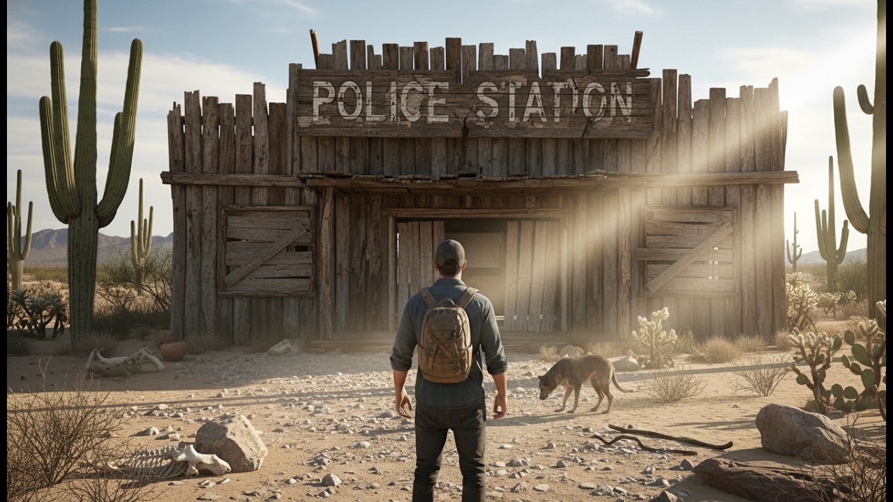 I Found an Abandoned Police Station and Turned it into a Cozy Home ASMR