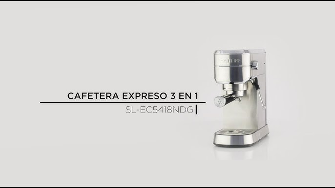 CAFETERA SMARTLIFE SL-EC8501 - INOX 2 EN 1 20 BAR ESPUMADOR