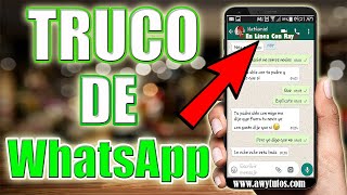 EL MEJOR TRUCO DE WhatsApp VER cuando y con quien esta EN LINEA una persona DESCARGA LA APP GRATIS. Content