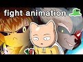 ONE PUNCH CAT 2 π± | Epic Showdown with Garou the Wolf in Animation