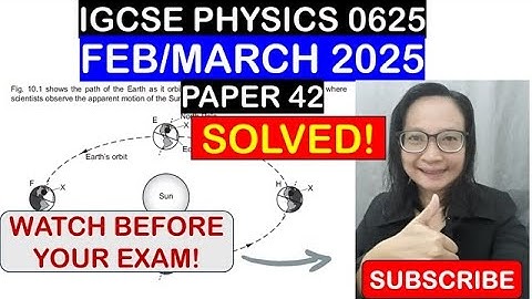 🎉 Solving IGCSE Physics Paper 4 – Feb/March 2025 (Paper 42) | Get FULL Marks Tips!