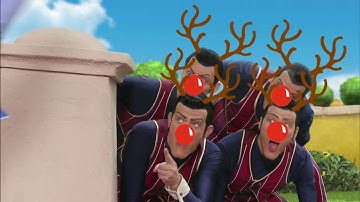 We are Number One but every time they say "one" it plays the Rudolph movie at 2017% speed
