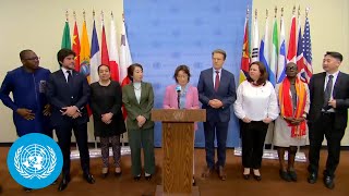 Switzerland and Japan on Libya - Media Stakeout | Security Council | United Nations
