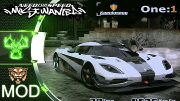 koenigsegg one:1 Mods In Need For Speed Most Wanted 2017!!!!!!