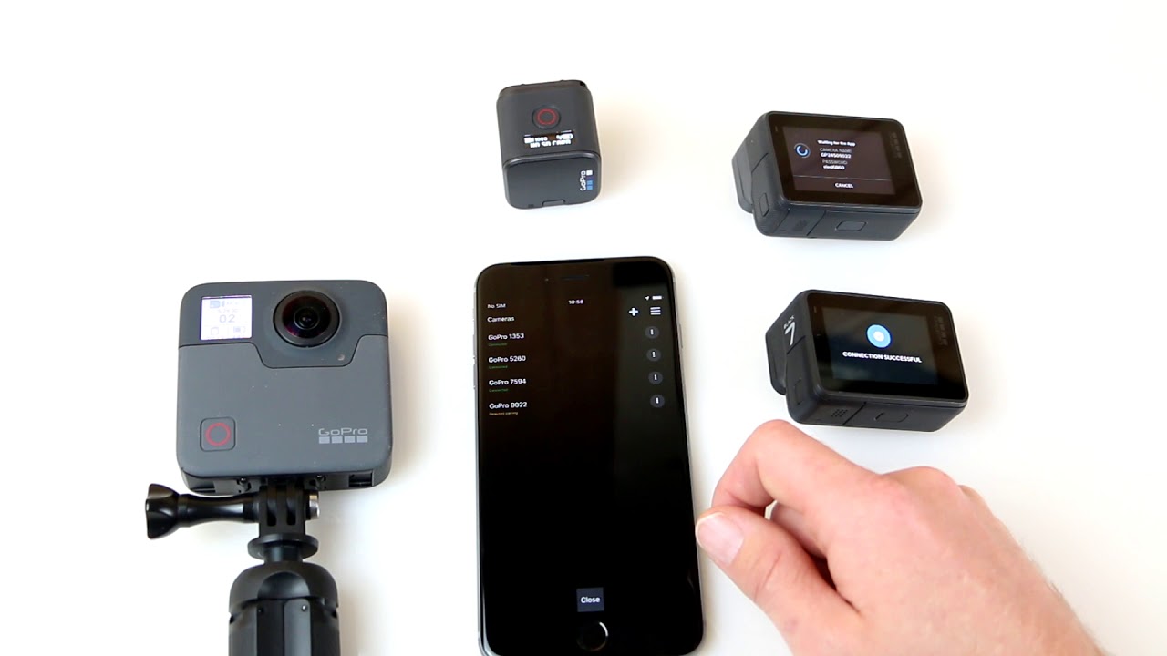 App for Controlling Multiple GoPro Cameras Synchronously with Bluetooth  (iOS version) - YouTube