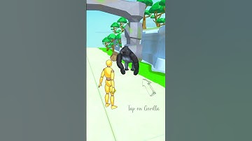 Kick & Break The Ragdoll Games !! Gorilla attack🦍 !! Gameplay Walkthrough ||#games #shorts