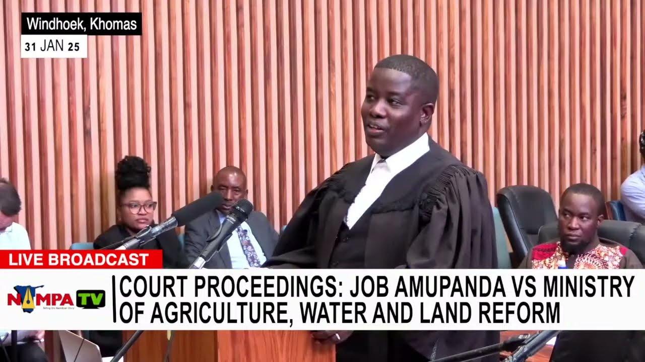 WATCH LIVE: JOB AMUPANDA VS MINISTRY OF AGRICULTURE, WATER AND LAND REFORM