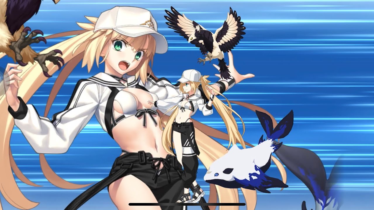 FGO 水着キャストリア(バーサーカー) （ビキニ？[霊一]）使ってみた 宝