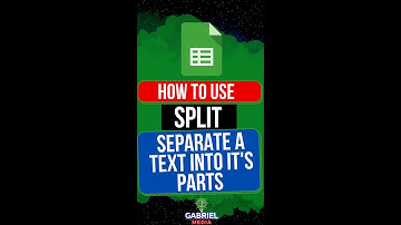 How to use SPLIT function in Google Sheet (spreadsheet)
