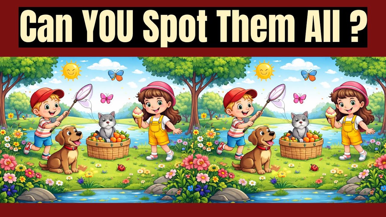 Can You Spot 3 Differences in 90 Seconds? (Impossible Challenge!)