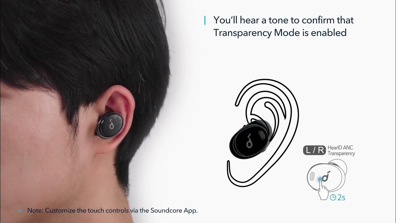 How to use Transparency mode on Liberty 3 Pro soundcore Support YouTube