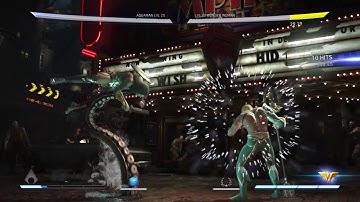 Injustice 2 - Aquaman Weird 17 Hits Crossup Combo