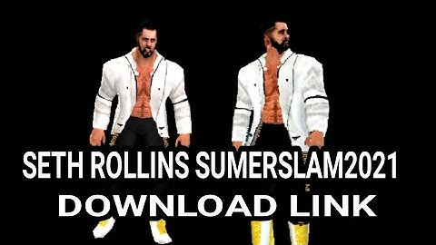 SETH ROLLINS SUMERSLAM 2021 MOD W/T TEXTURES DOWNLOAD LINK & PREVIEW | WWE 2K22 PSP !!