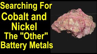 Cobalt and nickel are critical rechargeable battery metals: We need them for our electronic future