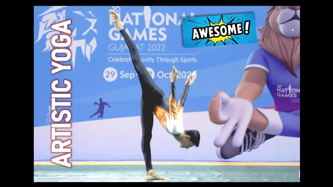 Artistic Yogasana Gold medal Performance.Vaibhav Of Maharashtra