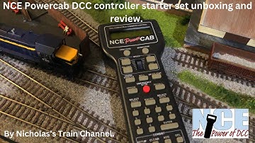 94. NCE Powercab DCC controller starter set unboxing and review.