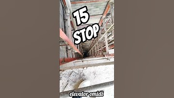 Gearless elevator 15 stops | elevator omidi