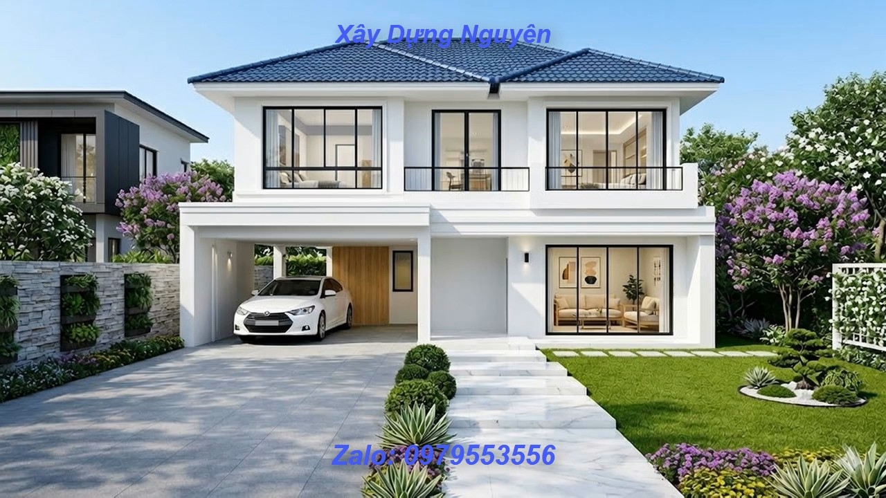 Mẫu Biệt Thự 2 Tầng Mái Nhật Diện Tích 10x13m Thiết Kế 4 Phòng Ngủ #nha2tang #mainhat