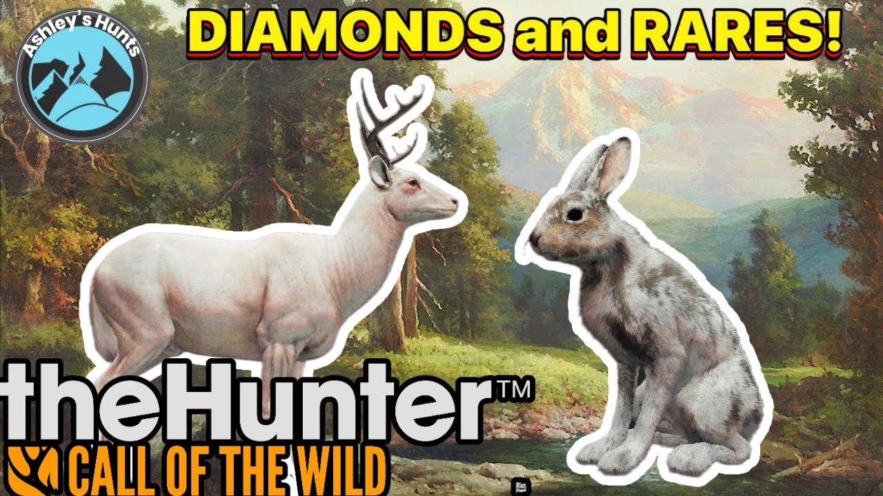 DIAMONDS and RARES!!!! DOUBLE ALBINO WHITETAIL The Hunter call of the