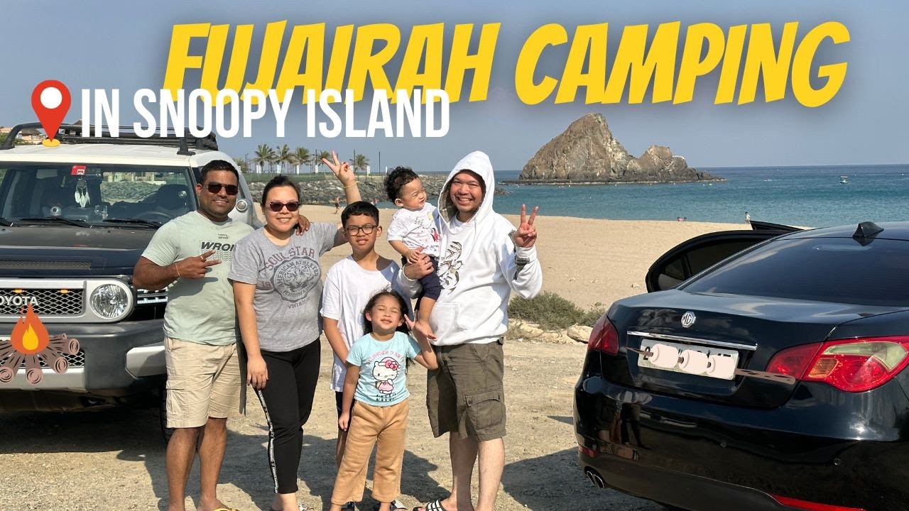 FUJAIRAH CAMPING WITH FRIENDS| OUR FIRST TIME IN SNOOPY ISLAND| VLOG#91|arenvlogs🇵🇭🇮🇳