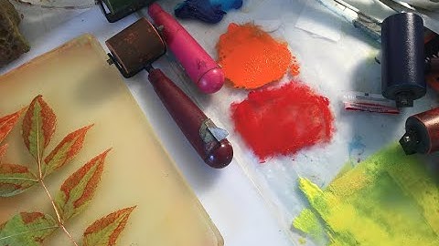 Make Monotypes the online gelatin printmaking class with Linda Germain