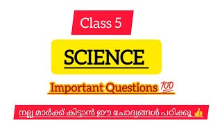 CLASS 5 BASIC  SCIENCE ANNUAL EXAM IMPORTANT QUESTIONS  MODEL QUESTION PAPER 2026