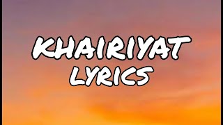 Khairiyat (lyrics) | Arijit Singh | Bounce Track