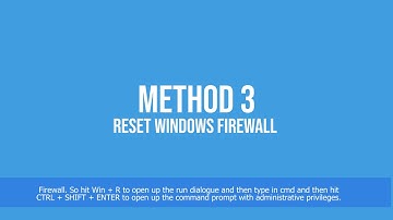 Fix: Windows Defender Firewall Error Code 0x6d9