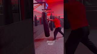 Learn to use the Heavy Bag for practice martial arts karate. Seniors. Elderly. #shorts #exercise