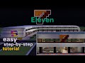 MINECRAFT - How to Build a 7-Eleven Convenience Store - Easy Step-by-step Tutorial