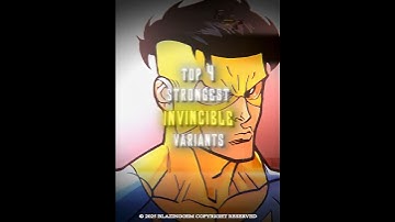 Top 4 strongest Invincible variants | Invincible War S3  #shorts #edit #fypviral #trendingshorts