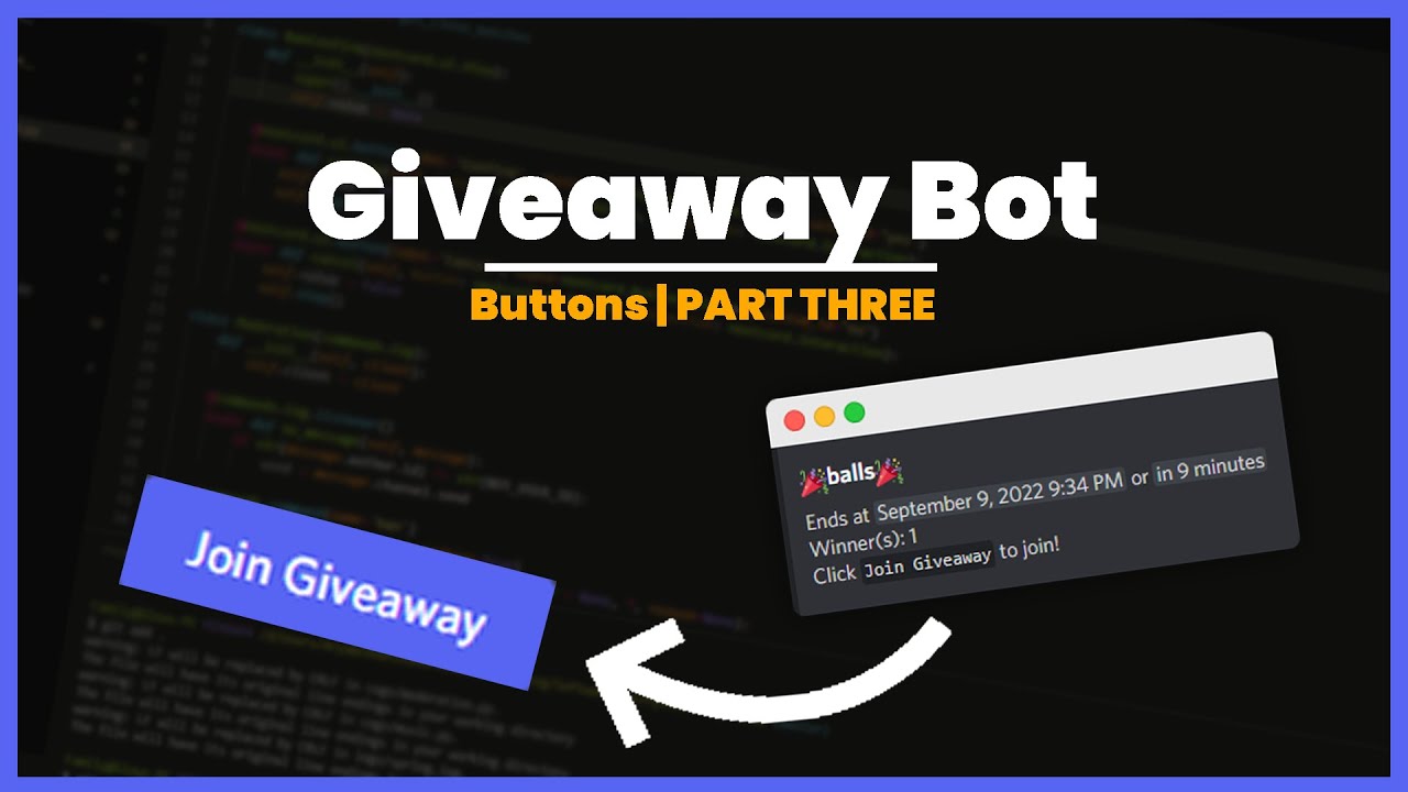 How to make a Giveaway bot with Discord.py