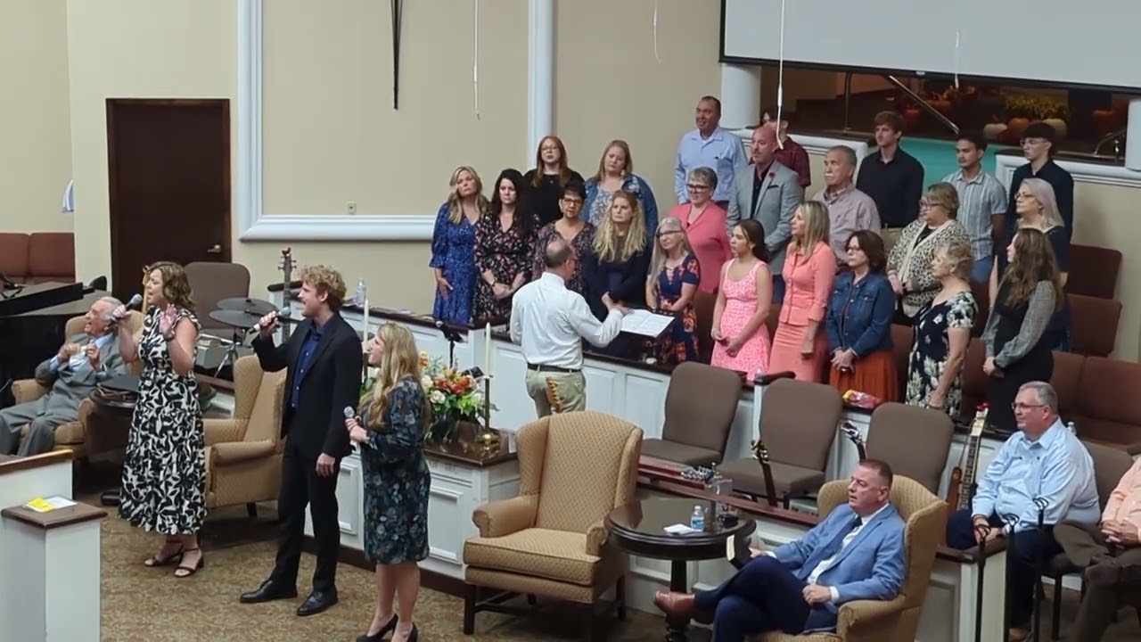 I SPEAK JESUS GOSPEL SONG ADULT CHOIR FIRST FREE WILL BAPTIST CHURCH SEFFNER FL 9-28-2025 JESUS ❤️ U