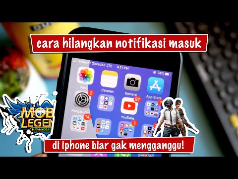 Cara menghilangkan notifikasi masuk di iPhone | Saat bermain game