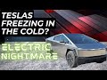 Teslas and evs cold weather nightmare