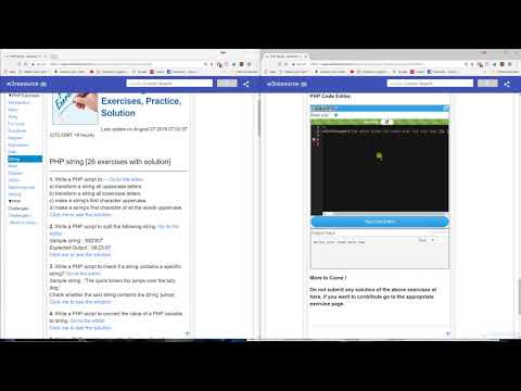 W3 PHP Script Part 1