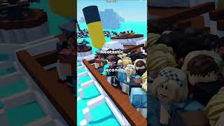 This Is the WORST Titanic Evacuation Ever! #roblox